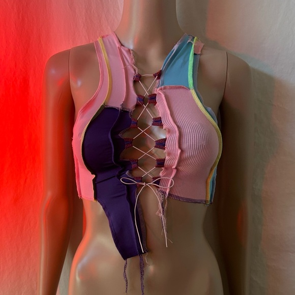 Pink Patchwork Top - Picture 1 of 3